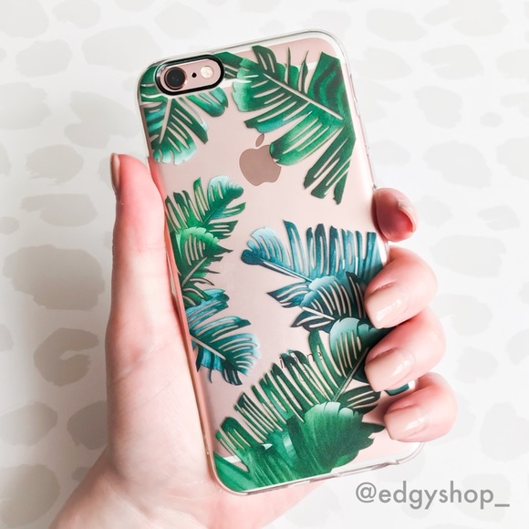 The Edgy Shop Accessories - Banana Leaf iPhone Case